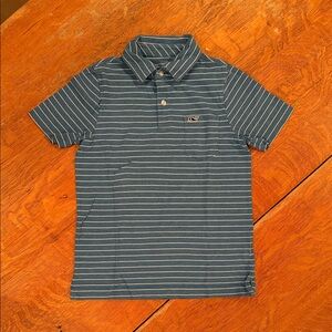 Boy’s Vineyard Vines Striped Polo Shirt